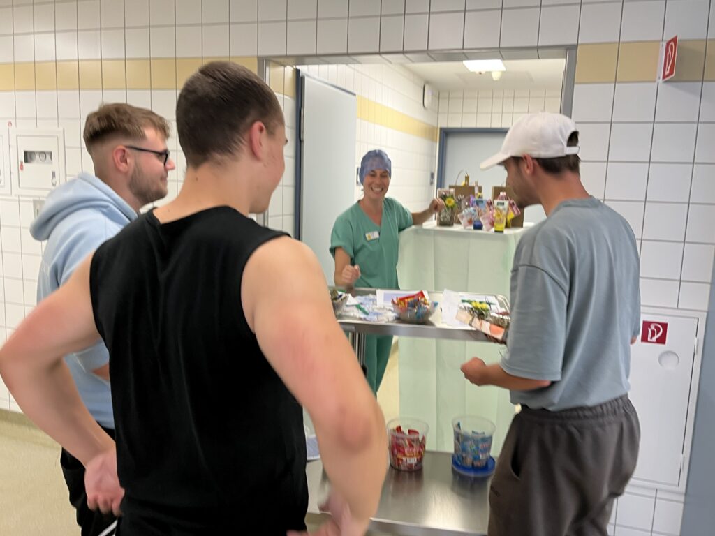 Der OP-Bereich wurde teilweise geöffnet und Besucher konnten sich umfassend informieren.